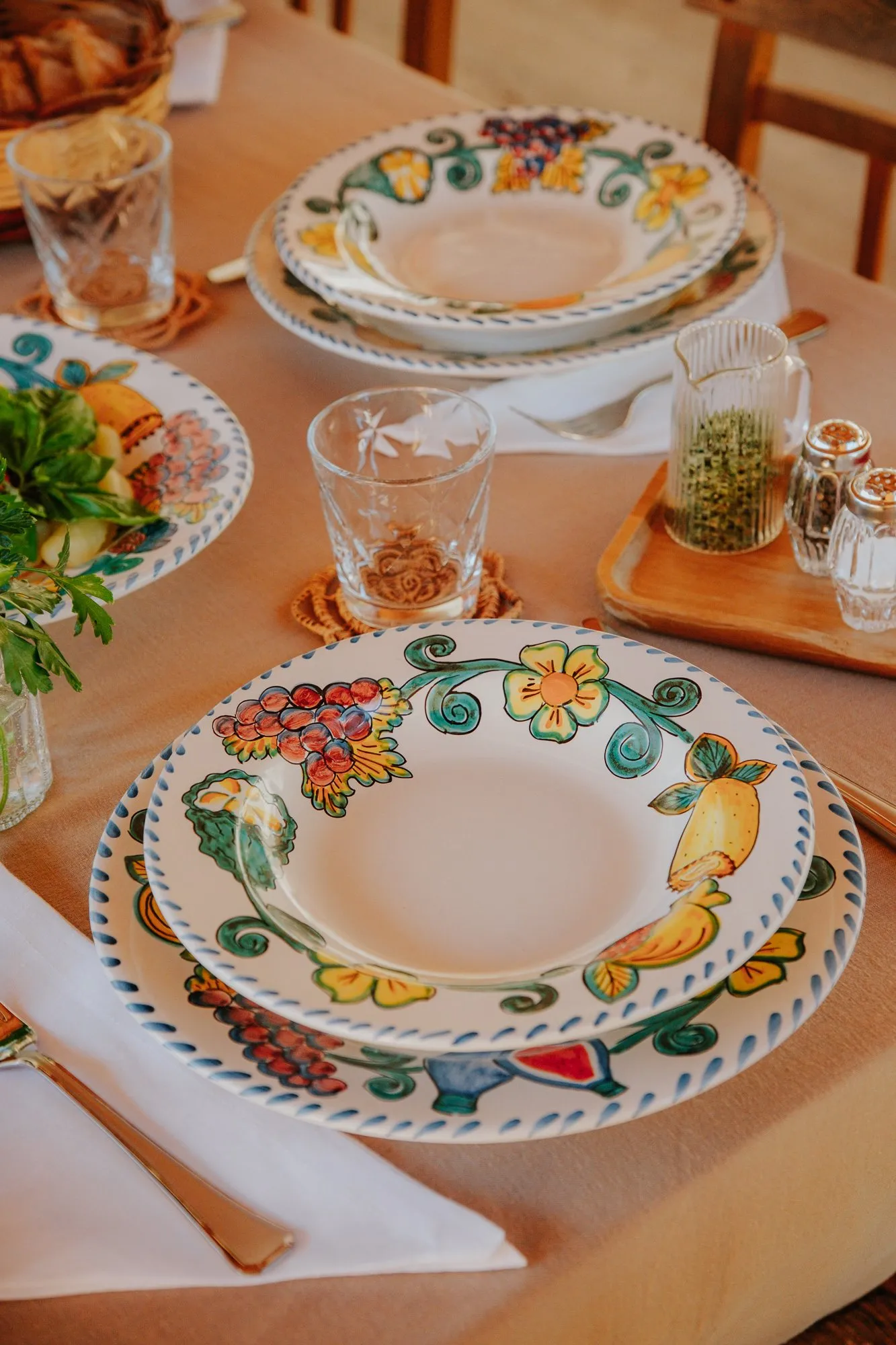 Assiette creuse Frutta del Sud, vue 3