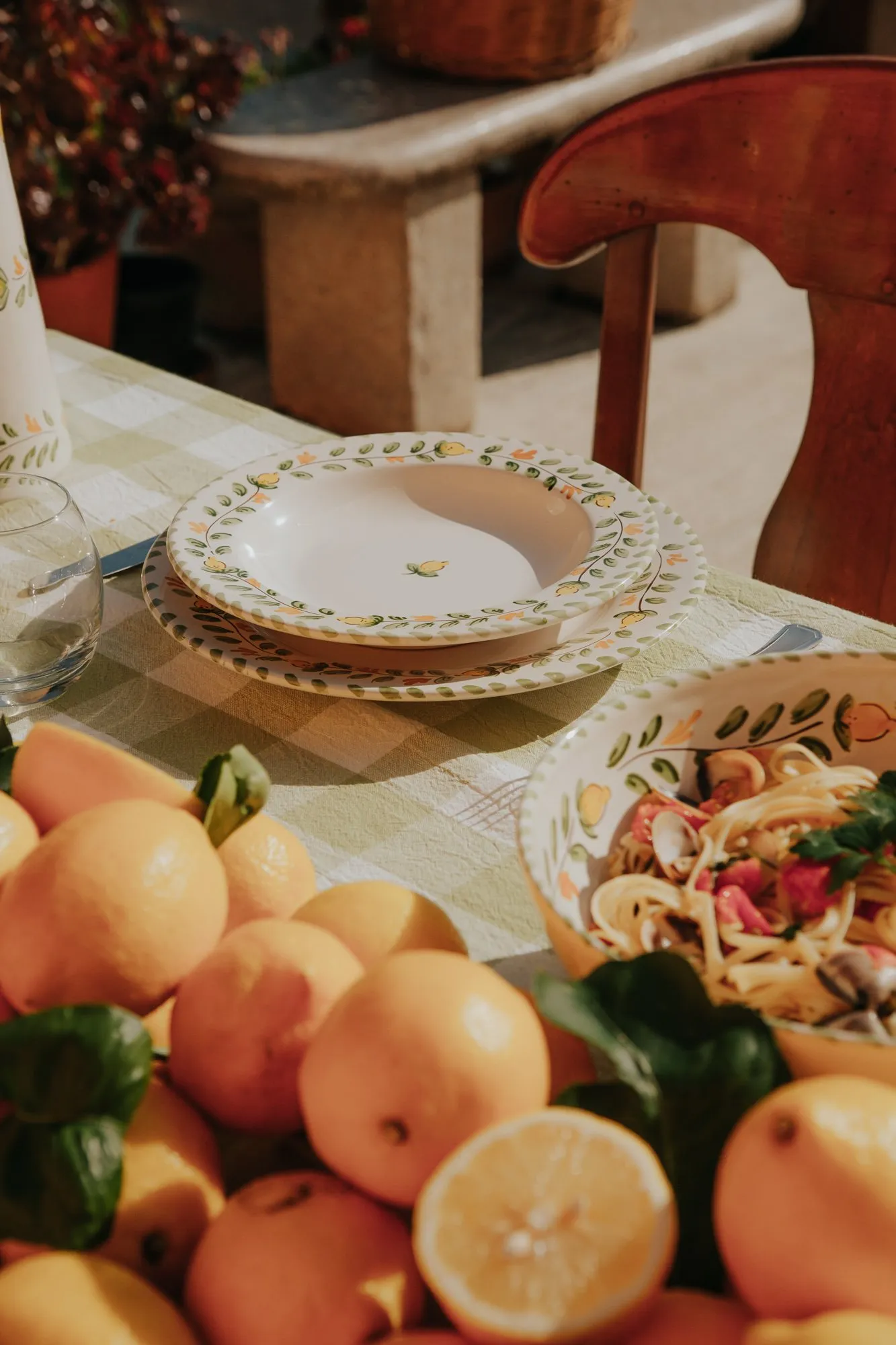 Assiette creuse Sapore di Limone, vue 4