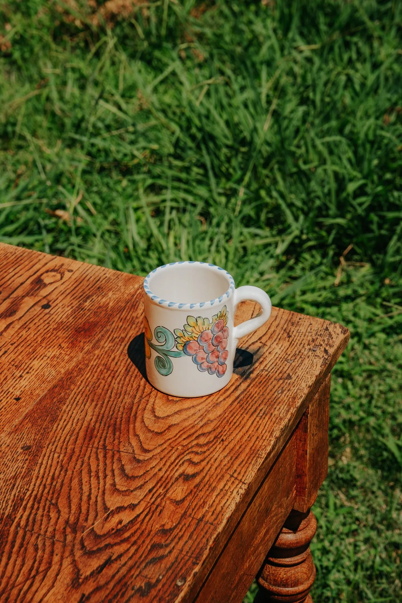 Mug Frutta del Sud, céramique peinte à la main