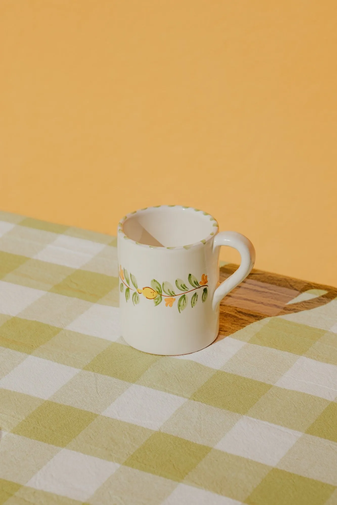 Mug Sapore di Limone, céramique peinte à la main