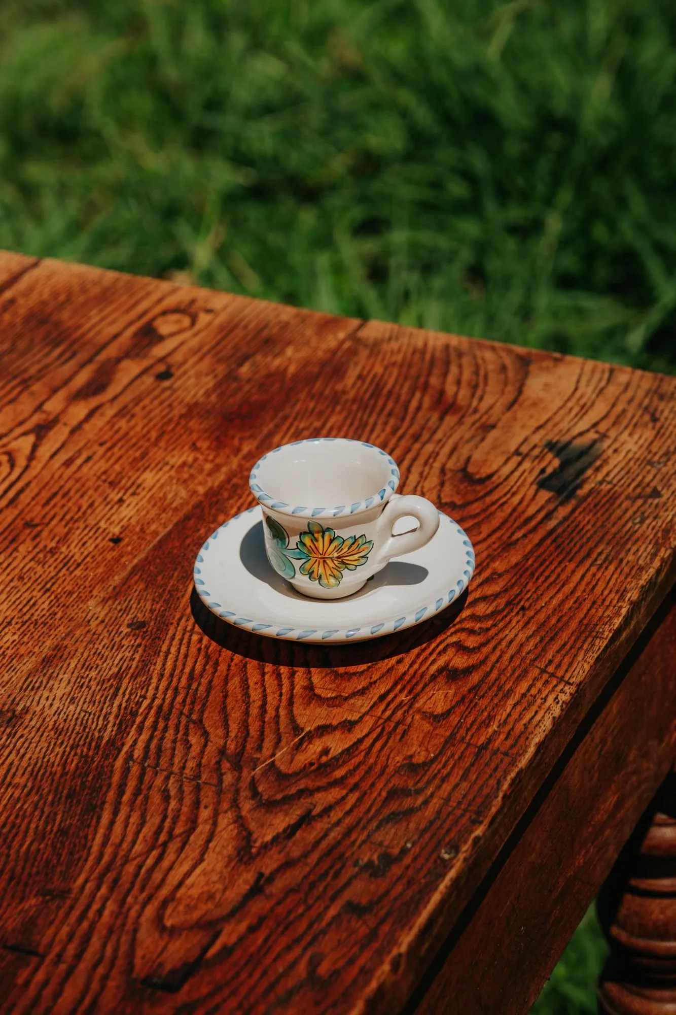 Tasse à café Frutta del Sud, céramique peinte à la main